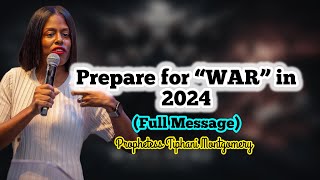 PREPARE FOR WAR Full Message  Tiphani Montgomery  Covered By God 2024 [upl. by Kanor]