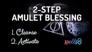 📿 Easiest Way to Charge an Amulet Wiccan Blessing Spell to Cleanse amp Protect [upl. by Nymrak]