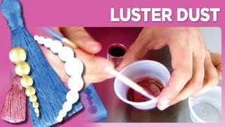 How to Paint with Luster Dust [upl. by Eidlog]