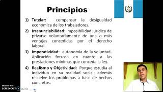 Generalidades del Derecho laboral guatemalteco [upl. by Becka]