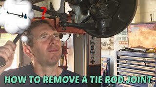 How To Remove stuck  seized Tie Rods [upl. by Jorgenson]