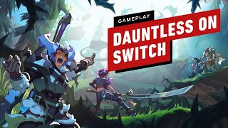 5 Minutes of Dauntless Gameplay on Nintendo Switch [upl. by Defant]