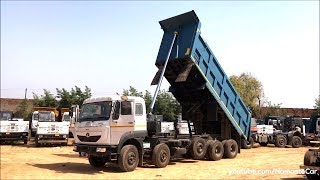 Tata Signa 3718TK Tipper Truck 2019  Reallife review [upl. by Dnalyr542]