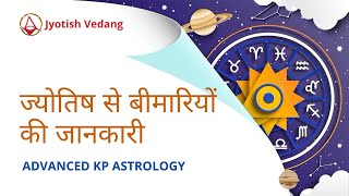 ज्योतिष से बीमारियों की जानकारी  Disease and Medical Astrology  Advanced KP  Rahul Kaushik [upl. by Koral]