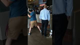 Delta man smashes and throws items in Richmond McDonalds [upl. by Airot]