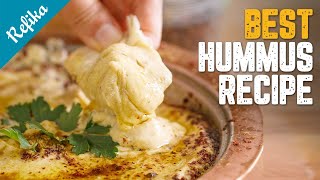 THE BEST HUMMUS Recipe You Will Ever Try 💯 Perfect Consistency amp Silky Smooth  SO EASY TO MAKE [upl. by Evslin]