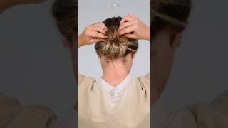 EASIEST LOW MESSY BUN [upl. by Amsden]