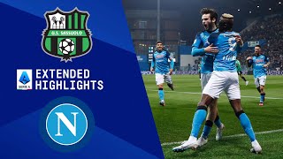 Sassuolo vs Napoli Extended Highlights  Serie A  CBS Sports Golazo [upl. by Felise]