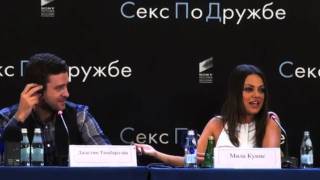 Mila Kunis Speaks Russian to Defend Justin Timberlake [upl. by Karleen]