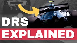 How the DRS Drag Reduction System works in Formula 1 [upl. by Ahseya674]