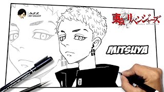 How to draw Mitsuya Takashi from Tokyo Revengers  Manga Style [upl. by Othilie]