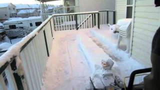 Yardworks Electric Snow 20quot 13 Amps Snow BlowerThrower Review [upl. by Mackay40]