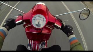 Vespa PX 221 Malossi Mhr Acceleration [upl. by Nonnair]