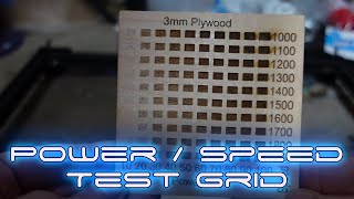 Lightburn Speed amp Power Grid Tutorial [upl. by Limber339]