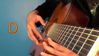 Classical Guitar Tuner Standard Tuning EADGBe  440 hz [upl. by Anicnarf]