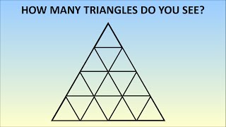 How Many Triangles Are There Learn The Formula For Any Size [upl. by Amehsyt]