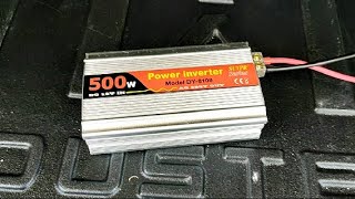 Convertidor 12v 220v 500W [upl. by Aisyat]