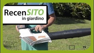 Prova soffiatore a batteria Stihl [upl. by Rol241]