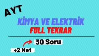 Elektrokimya  Kimya ve Elektrik  Soru ÇözümüFull Tekrar [upl. by Ahsemat379]