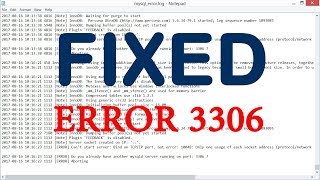 Cannot connect to MySQL server on localhost3306 FIXED [upl. by Skeie828]