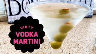 Dirty vodka martini  tutorial [upl. by Arimas]