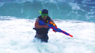 Nerf Squad Beach Assault [upl. by Evangeline]