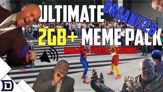 ULTIMATE Organized Meme Pack 2GB w download  videos sounds amp more [upl. by Tatianas896]