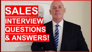 SALES Interview Questions amp Answers How to PASS a Sales Interview [upl. by Annaxor]