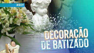 Faça você mesmo decoração de festa de batizado [upl. by Herc]