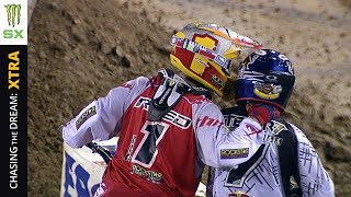 James Stewart vs Chad Reed Rivalry Chasing the Dream  Xtra [upl. by Atahs689]