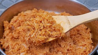 How to make MEXICAN RICE  Easy recipe for Mexican Red Rice [upl. by Araiet]