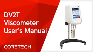 AMETEK BROOKFIELD DV2TViscometer Users Manual ENG [upl. by Ettenan]