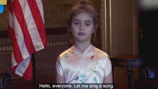 Ivanka Trump’s Daughter Arabella Sings Mandarin For Chinese President [upl. by Jemina321]