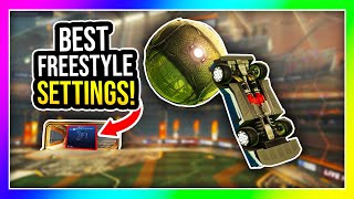 the BEST Freestyle Settings in Rocket League Jakze Rocket League Settings 2021 [upl. by Ajna]