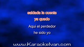 Joan Sebastian  Estuve KARAOKE [upl. by Ranee]