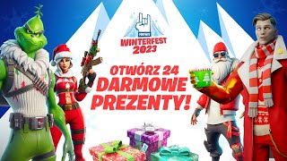 Fortnite Festiwal Zimy 2023 WSZYSTKIE PREZENTY [upl. by Zerlina815]