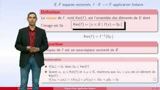 Espaces vectoriels  partie 8  application linéaire fin [upl. by Baudoin]