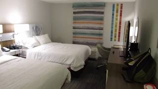 Hampton Inn amp Suites Atlanta Buckhead Place  Room Tour [upl. by Hehre]