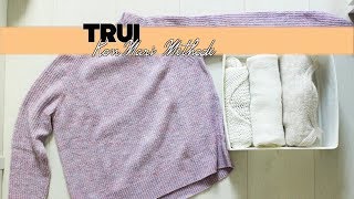 Trui vouwen TUTORIAL  Marie Kondo  KonMari methode [upl. by Sydalg611]