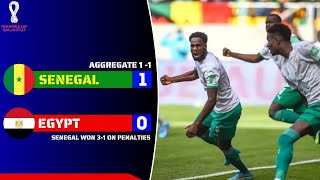 Senegal vs Egypt  FIFA World Cup Qualifiers 2022  Match Report [upl. by Necyla]