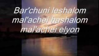 SHALOM ALEICHEM with Lyrics Sung by Susana Allen [upl. by Eiraminot]