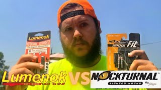 Nocturnal Fit vs Lumenok  Lighted Nock Duel [upl. by Ynnad41]