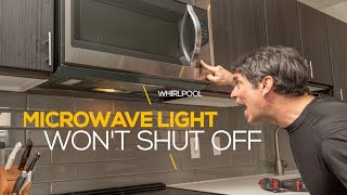 Microwave Rangehood Light Wont Turn off [upl. by Euqimod]