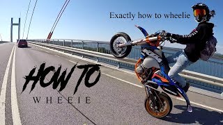 How To Wheelie SUPERMOTO Tutorial SUPERMOTO TIPS [upl. by Aliuqat67]