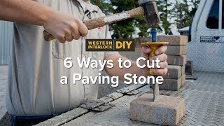 6 Ways to Cut a Paving Stone [upl. by Lisha]