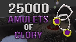 Loot From Charging 25000 Amulets Of Glory [upl. by Woodley]