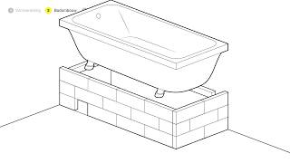 Hoe plaats je een bad [upl. by Zsolway]