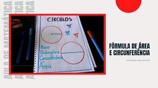 CALCULANDO ÁREA E PERÍMETRO DO CÍRCULO [upl. by Renate493]