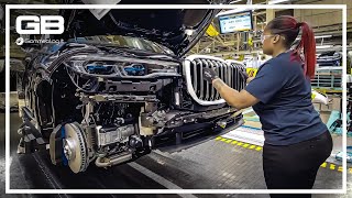 BMW X7 Production 🇺🇸 USA Car Factory Manufacturing Process [upl. by Xylia]