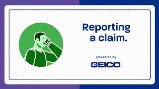 How To Report A Claim  GEICO Insurance [upl. by Egor]